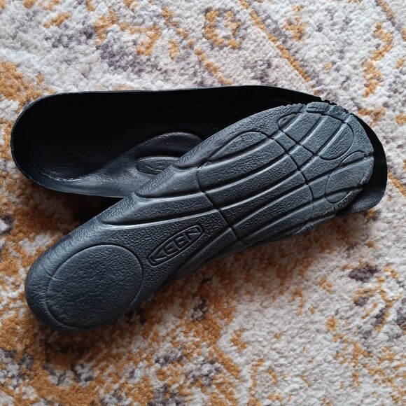 KEEN Presidio II Black Leather Sneaker Shoe - Picture 9 of 12